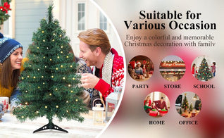 3 Ft Pre-Lit Christmas Tree